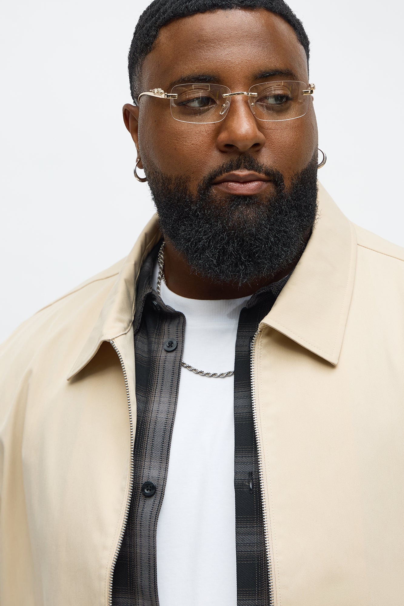 Cropped Dustin Work Jacket - Tan