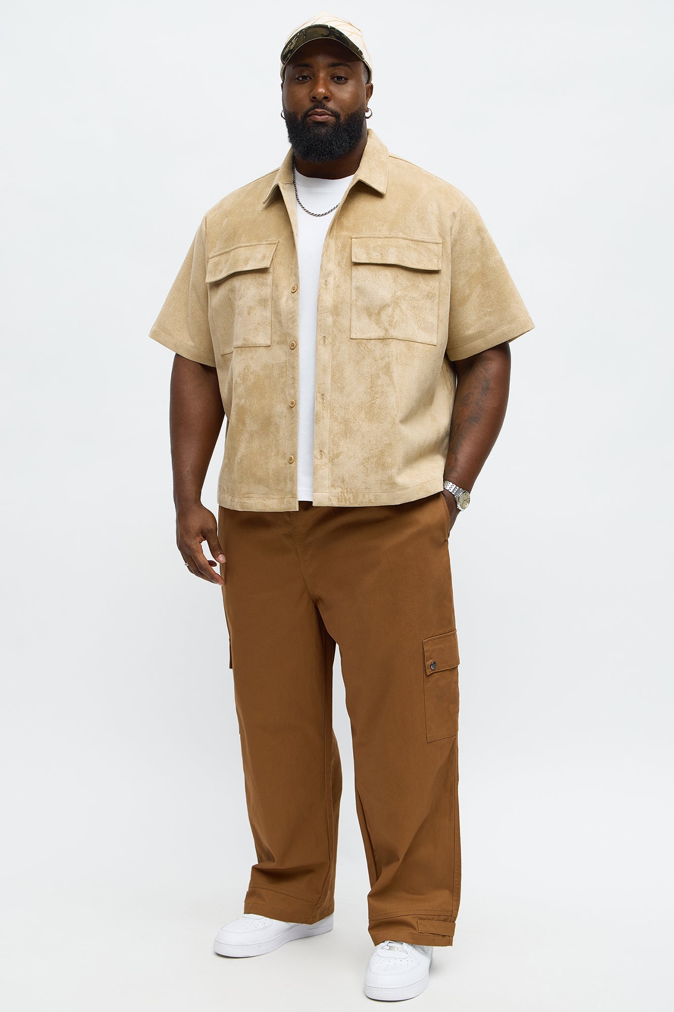 Baggy Talk My Walk Cargo Pant - Brown
