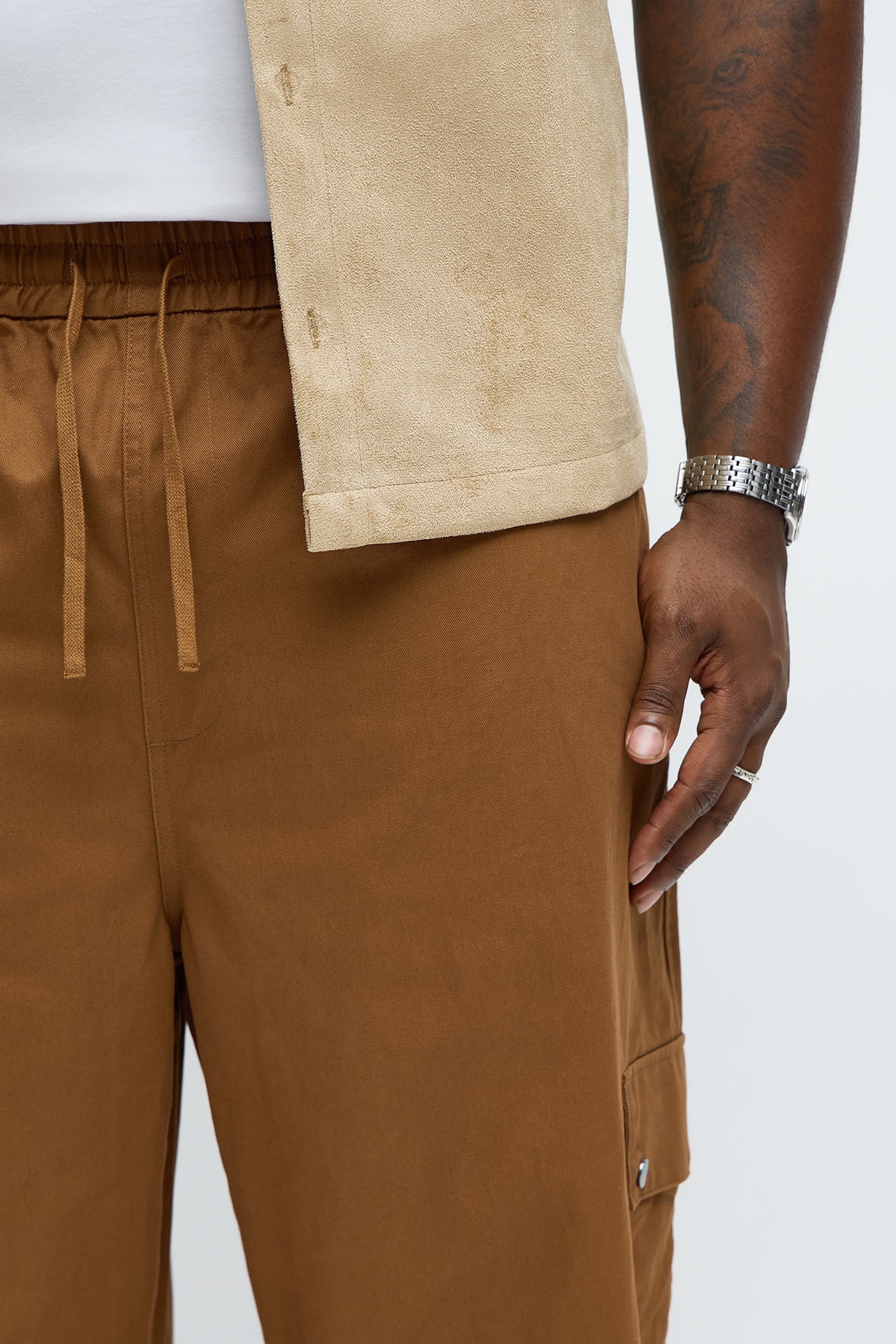Baggy Talk My Walk Cargo Pant - Brown