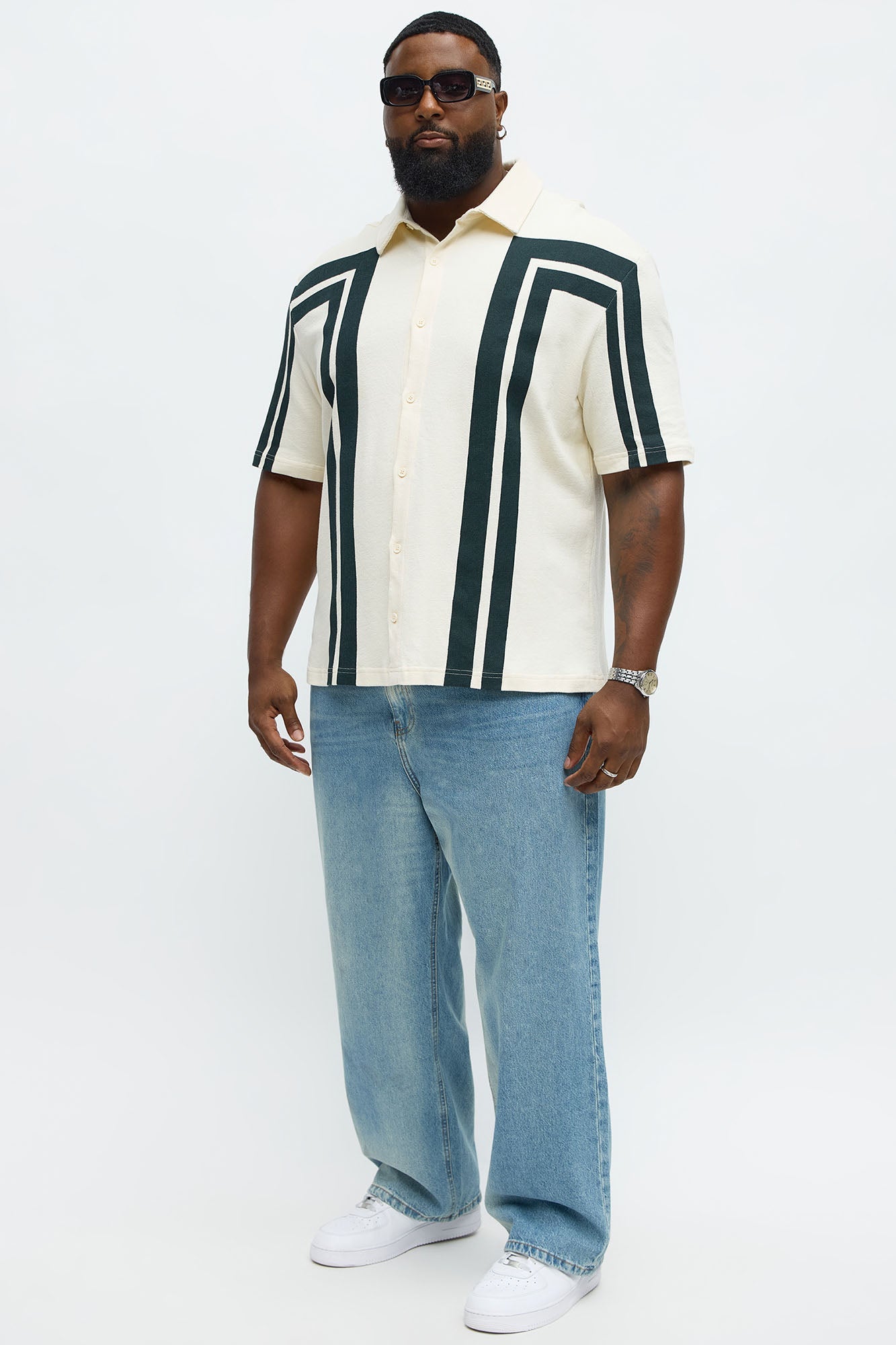 Making Ways Button Up Shirt - Cream