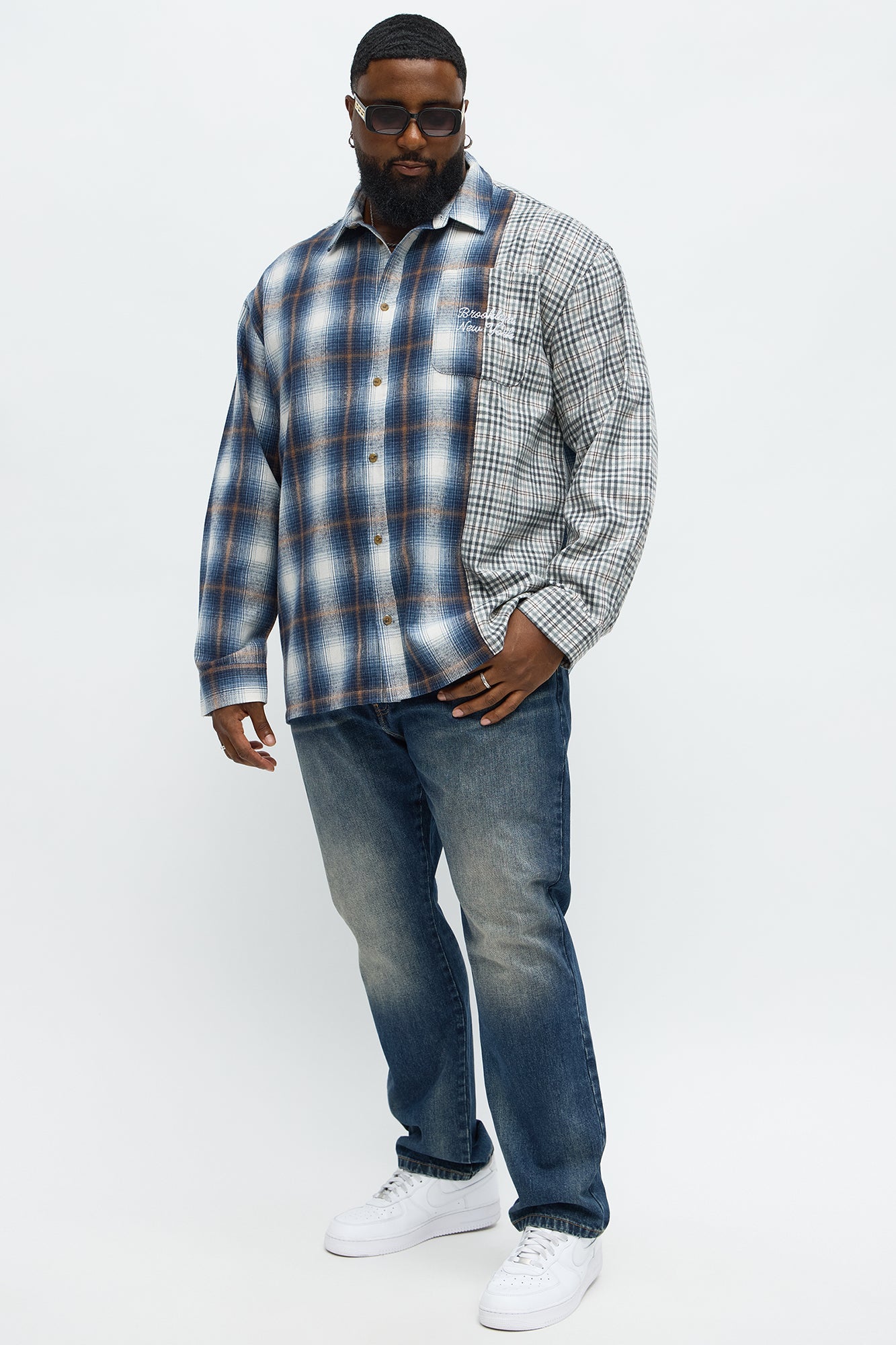 Slim Never Stressin Jeans - Dark Wash