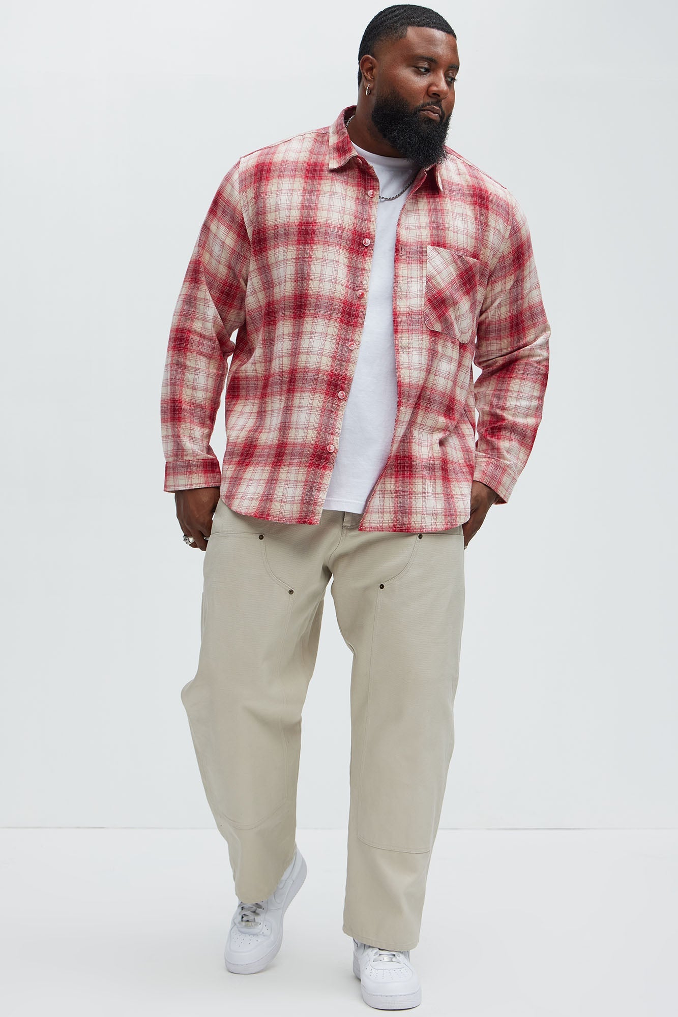 Dighton Plaid Shirt - Red/combo