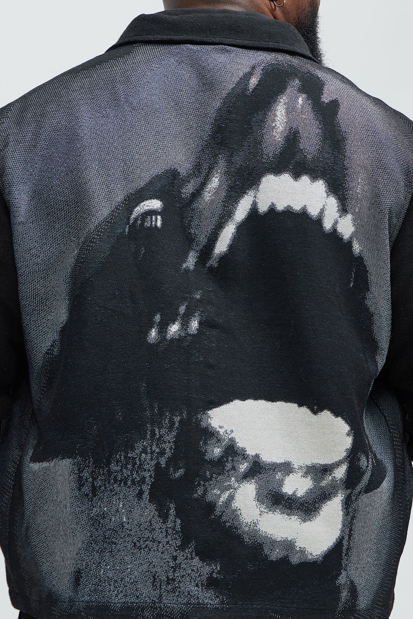 Rogue Tapestry Cropped Button Up Shirt - Multi Color