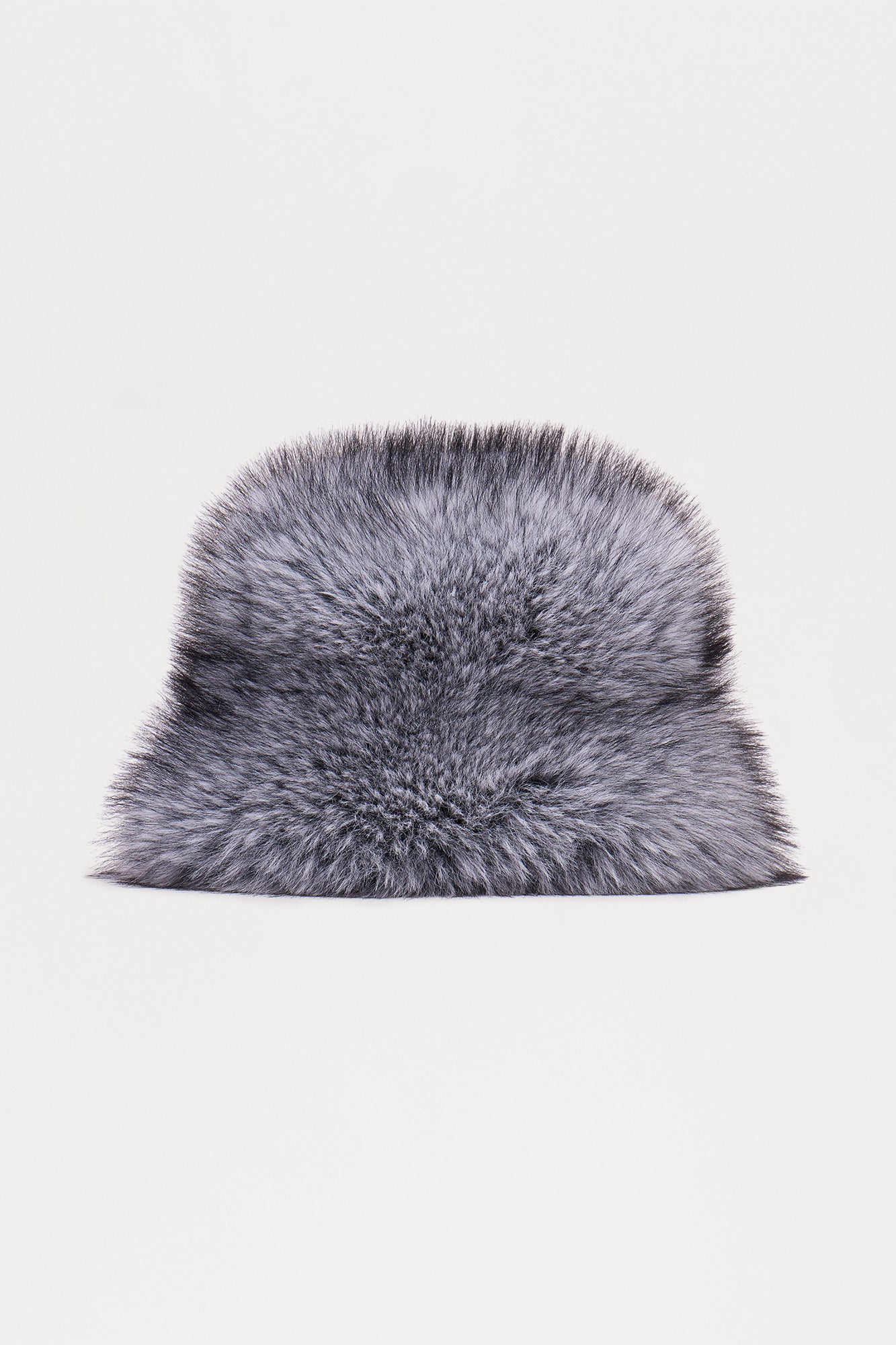 Iceland Faux Fur Bucket Hat - Grey/combo