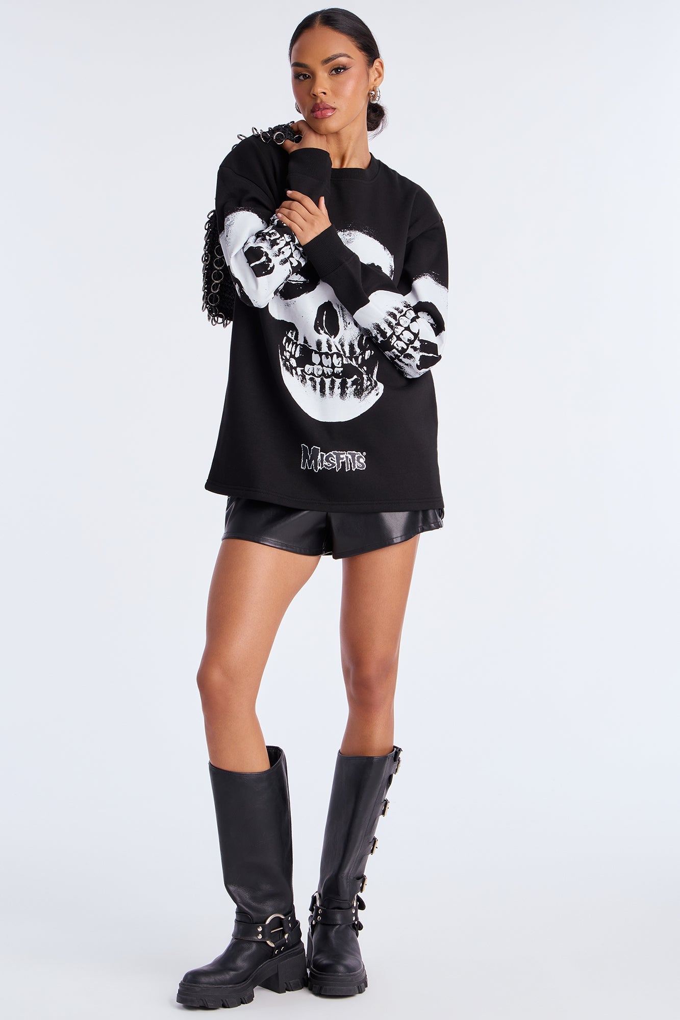Misfit Mode Sweatshirt - Black