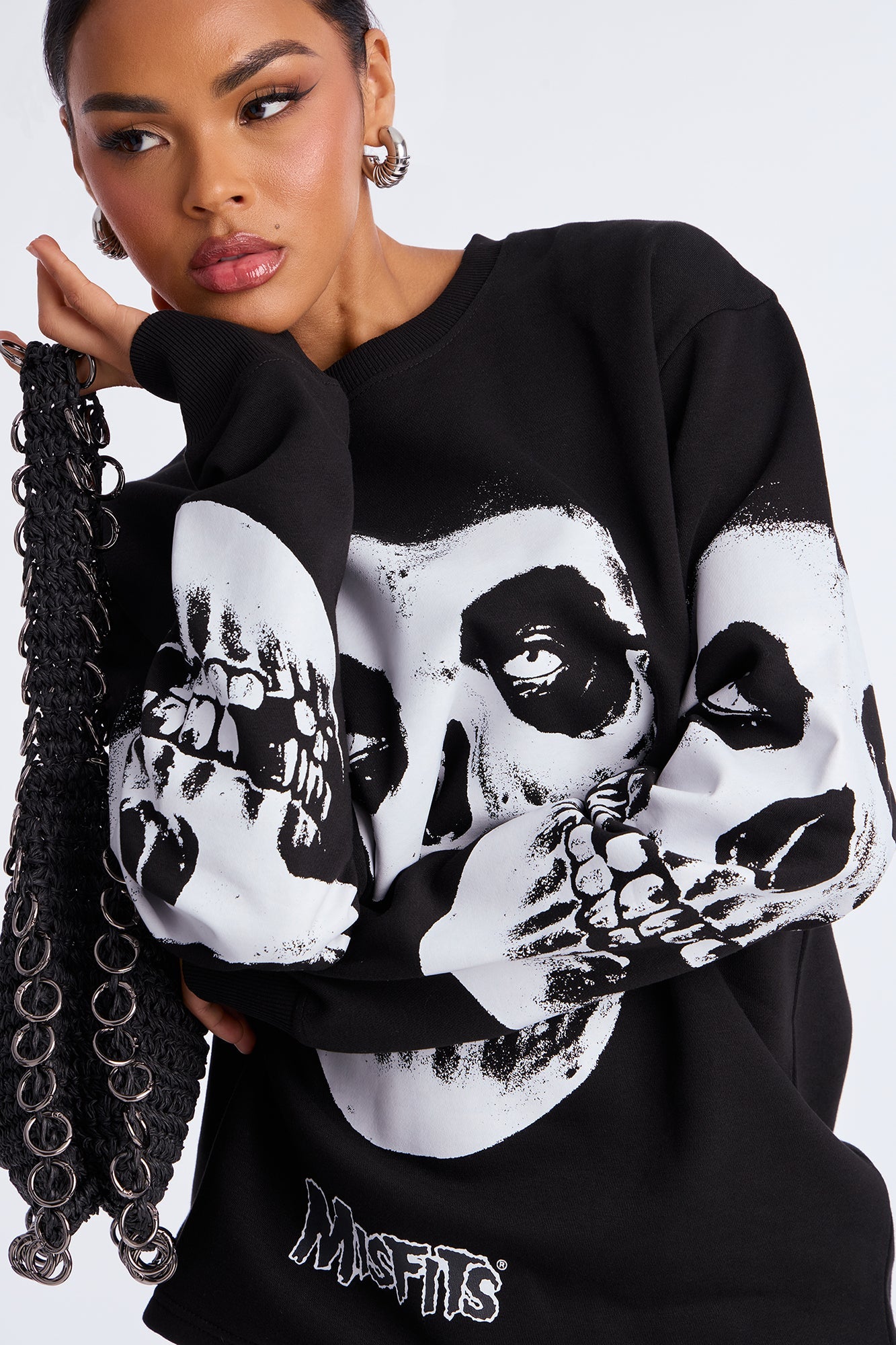 Misfit Mode Sweatshirt - Black