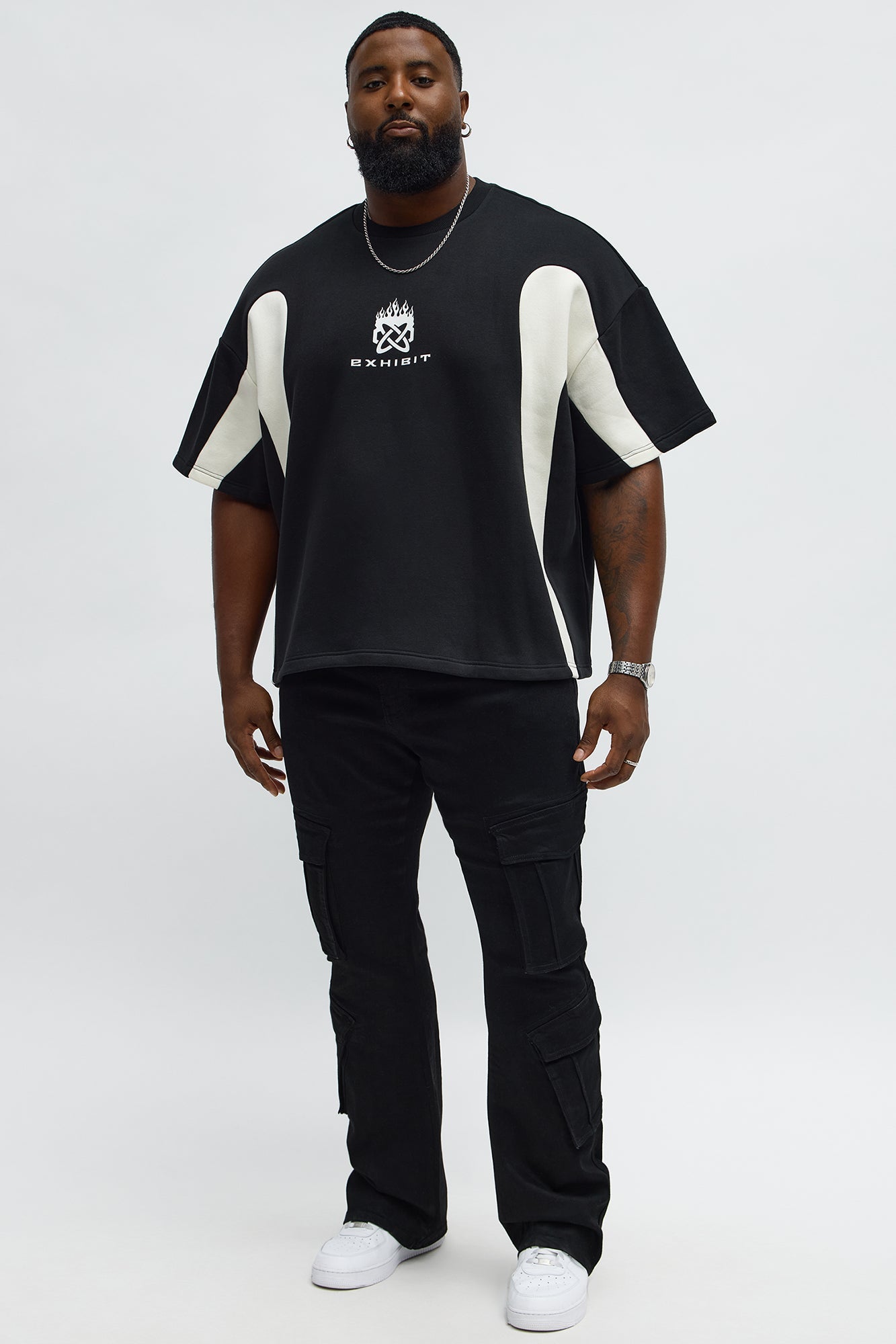Tyson Exhibit Short Sleeve Tee - Black/combo