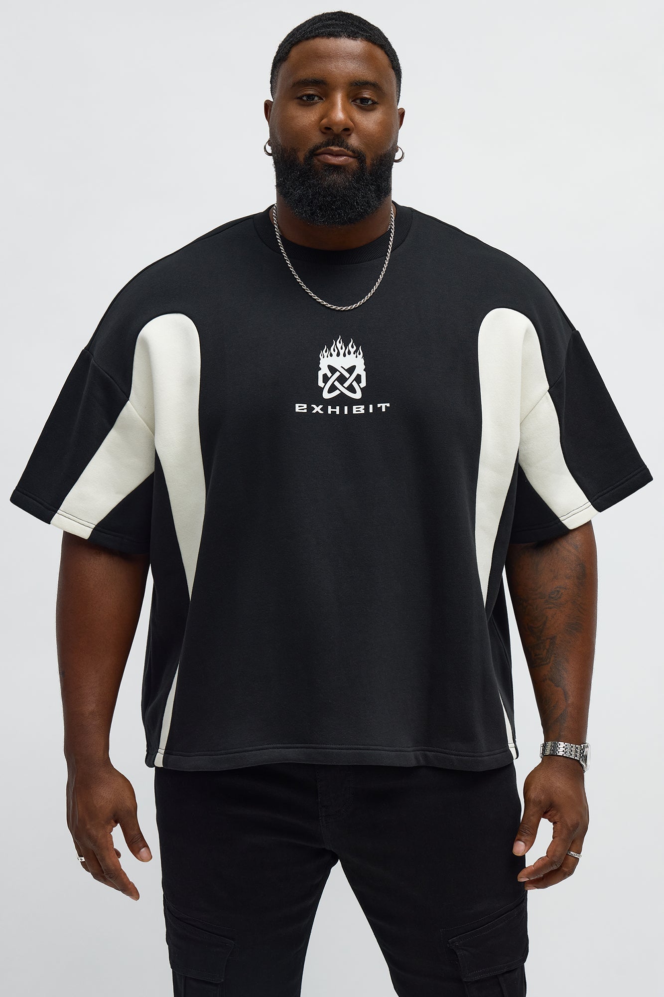 Tyson Exhibit Short Sleeve Tee - Black/combo