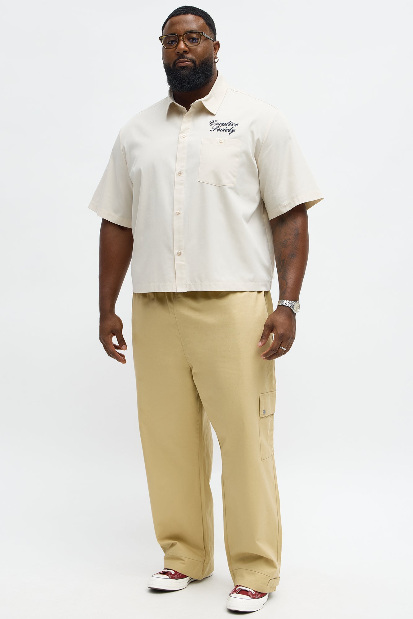 Baggy Talk My Walk Cargo Pant - Khaki