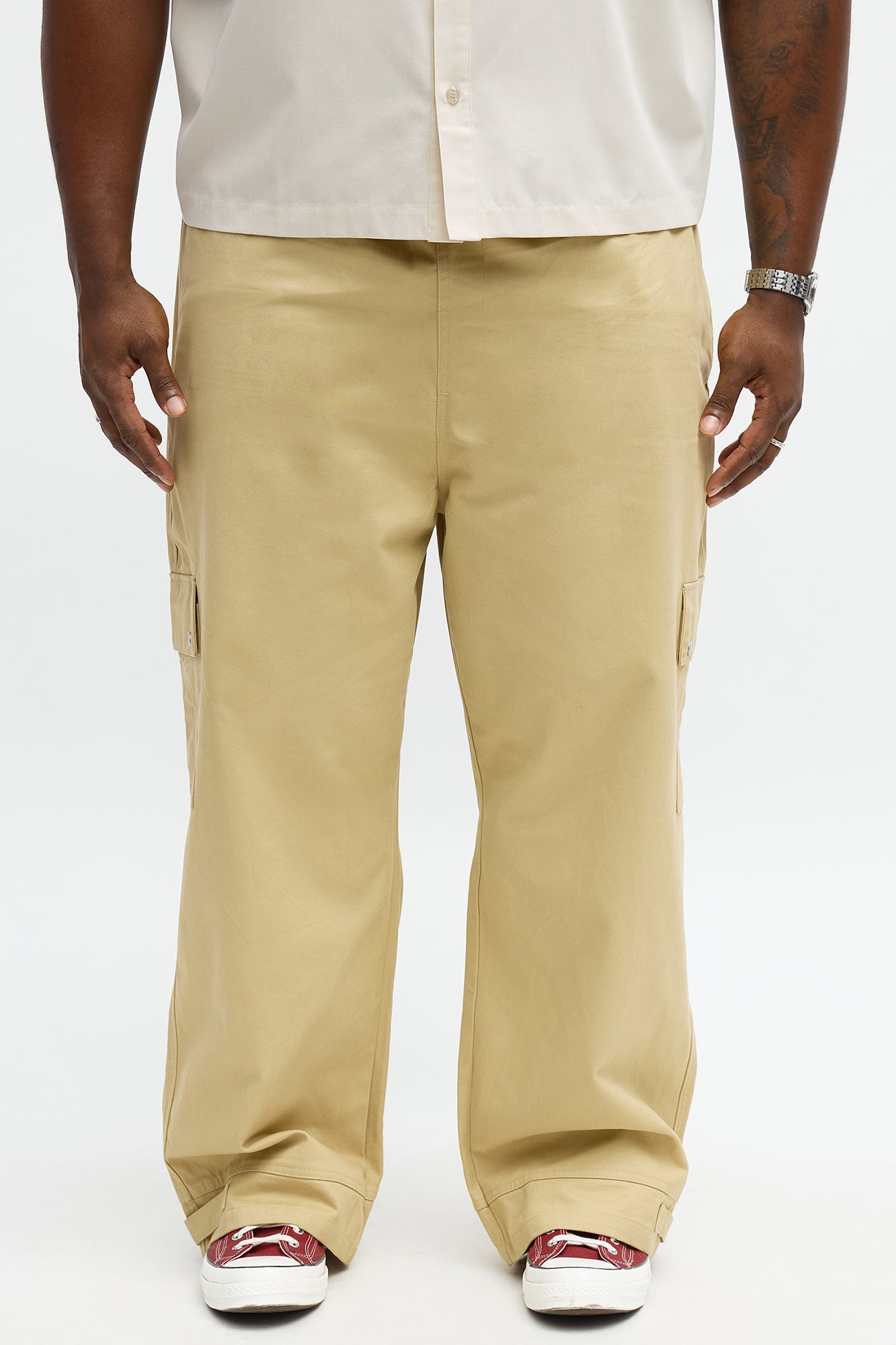 Baggy Talk My Walk Cargo Pant - Khaki