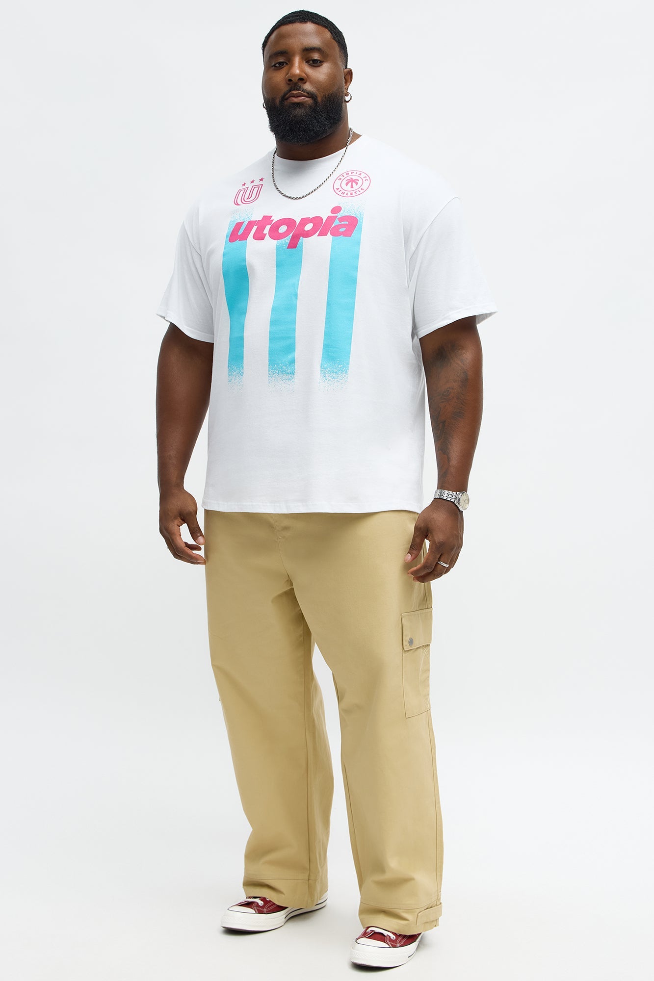 Utopia FC Home Short Sleeve Tee - White