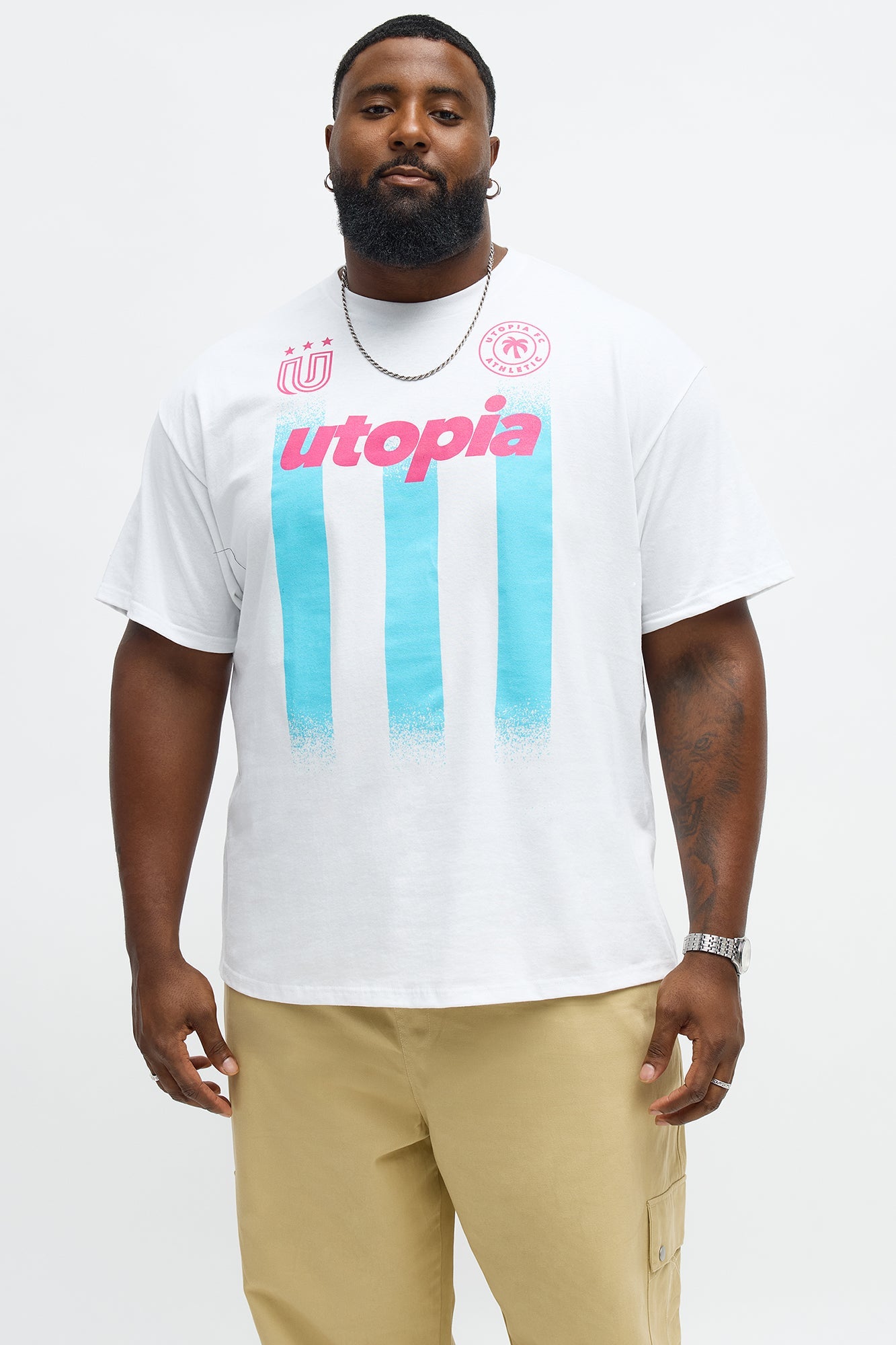 Utopia FC Home Short Sleeve Tee - White