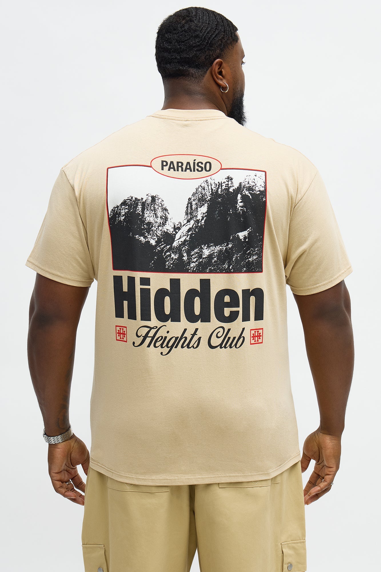 Paraiso Hidden Heights Short Sleeve Tee - Sand