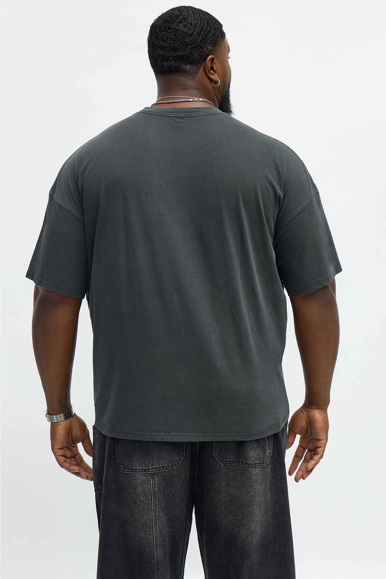Keep Going Oversized Short Sleeve Tee - Black Wash