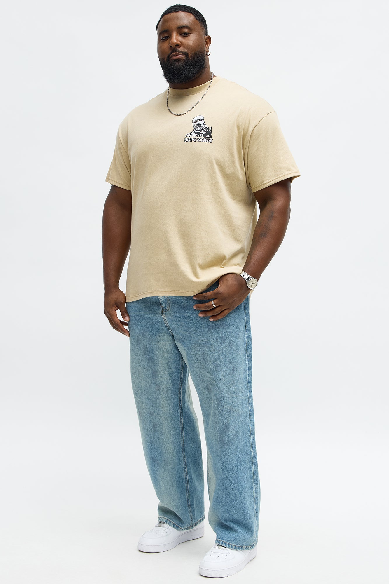 Dope State Short Sleeve Tee - Sand