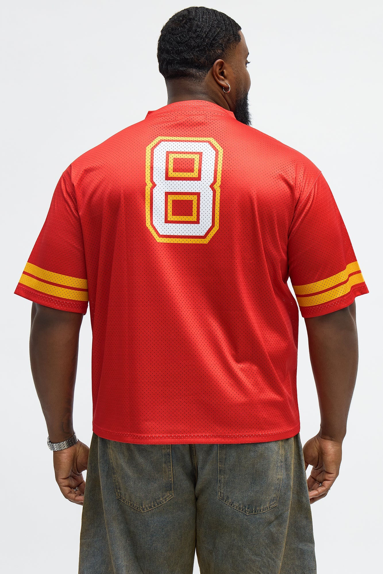 Cropped Warpaint Jersey - Red