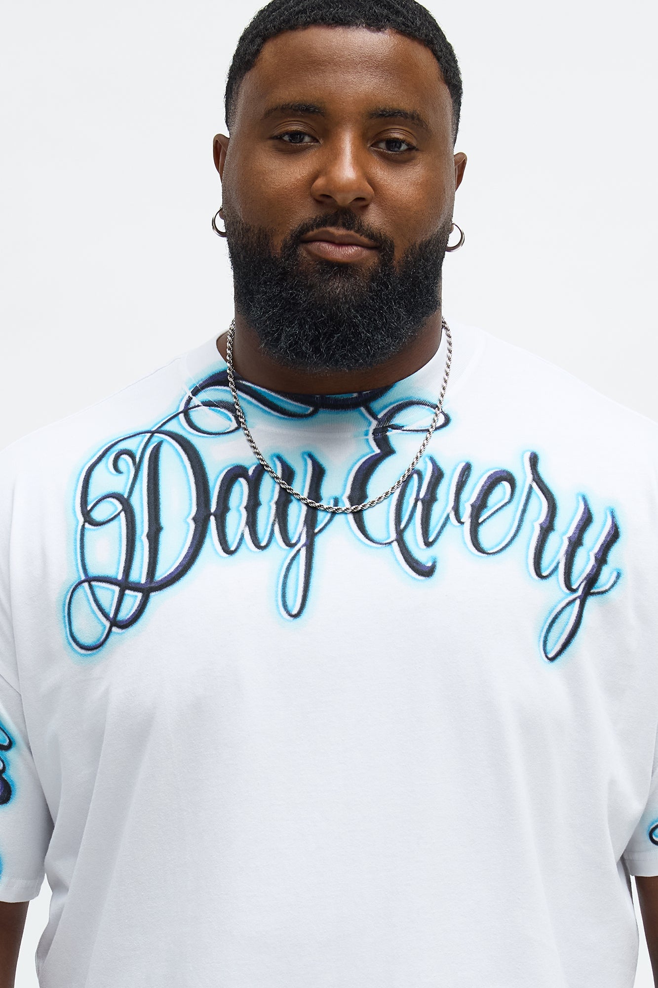 All Day Everyday Oversized Short Sleeve Tee - Off White