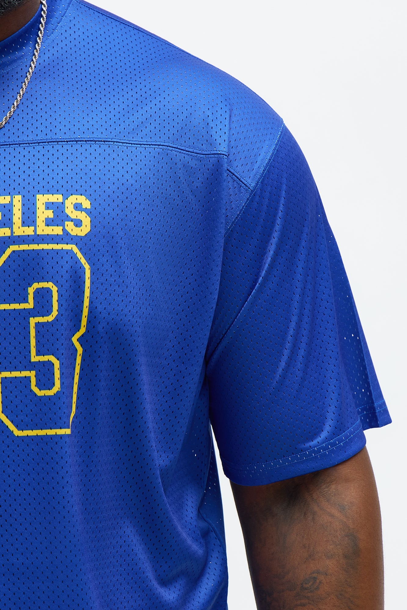 Cropped LA Lights Jersey - Blue