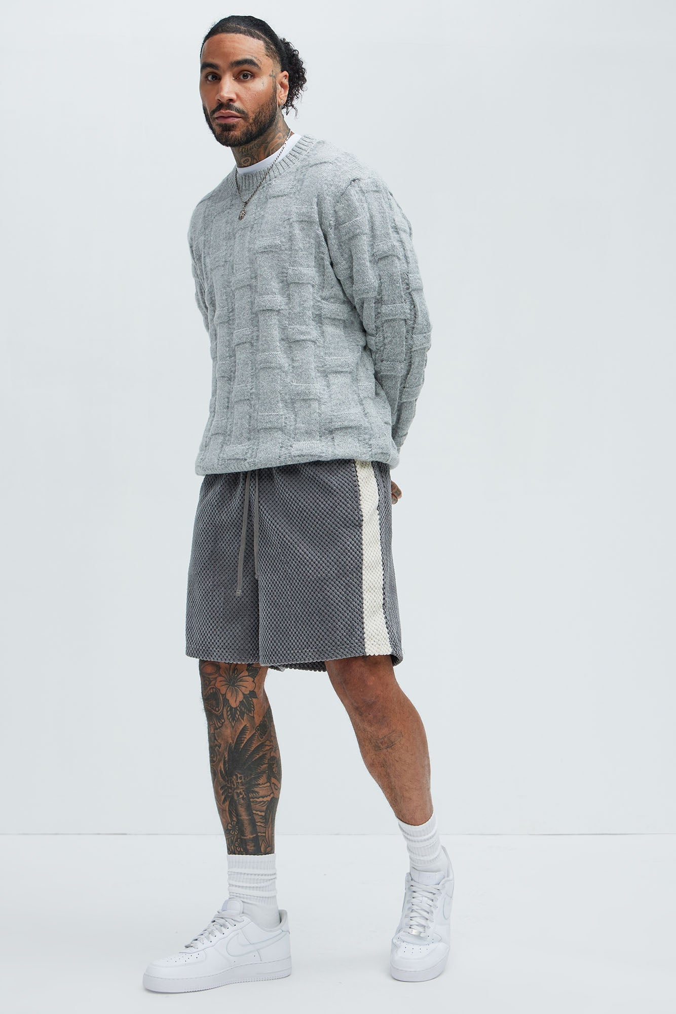 Fairview Crewneck Sweater - Grey