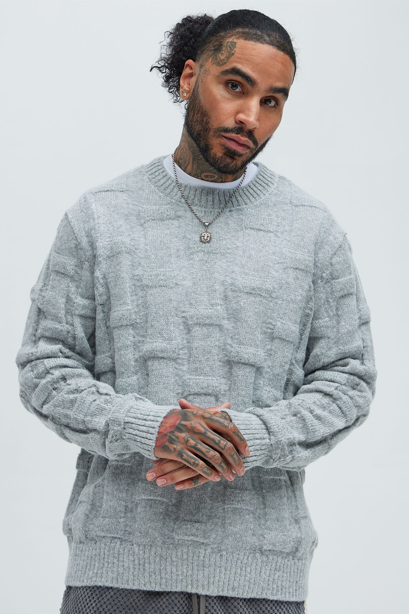 Fairview Crewneck Sweater - Grey