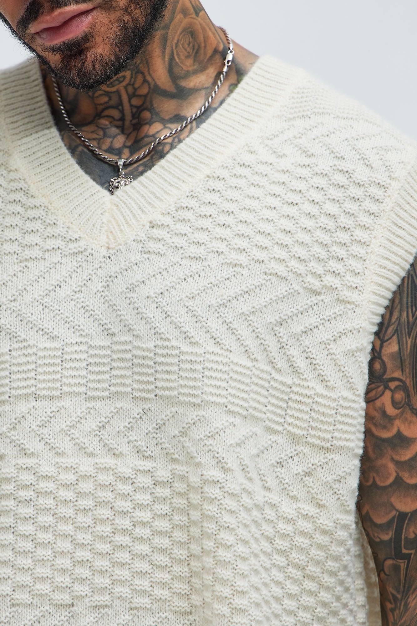 Now Or Never Sweater Vest - Cream