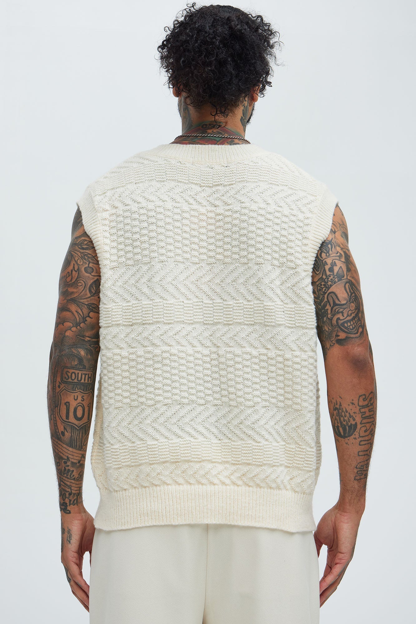 Now Or Never Sweater Vest - Cream