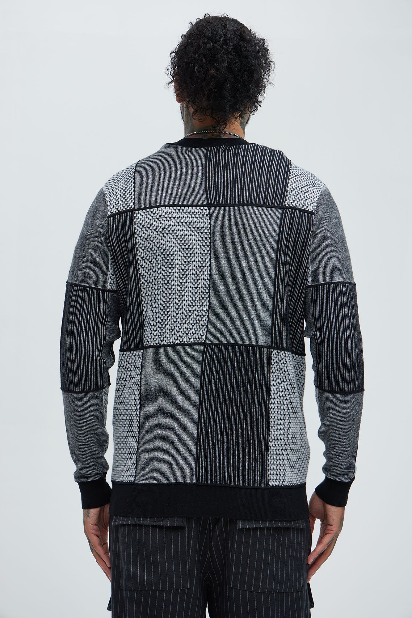 Better And Better Crewneck Sweater - Black/combo