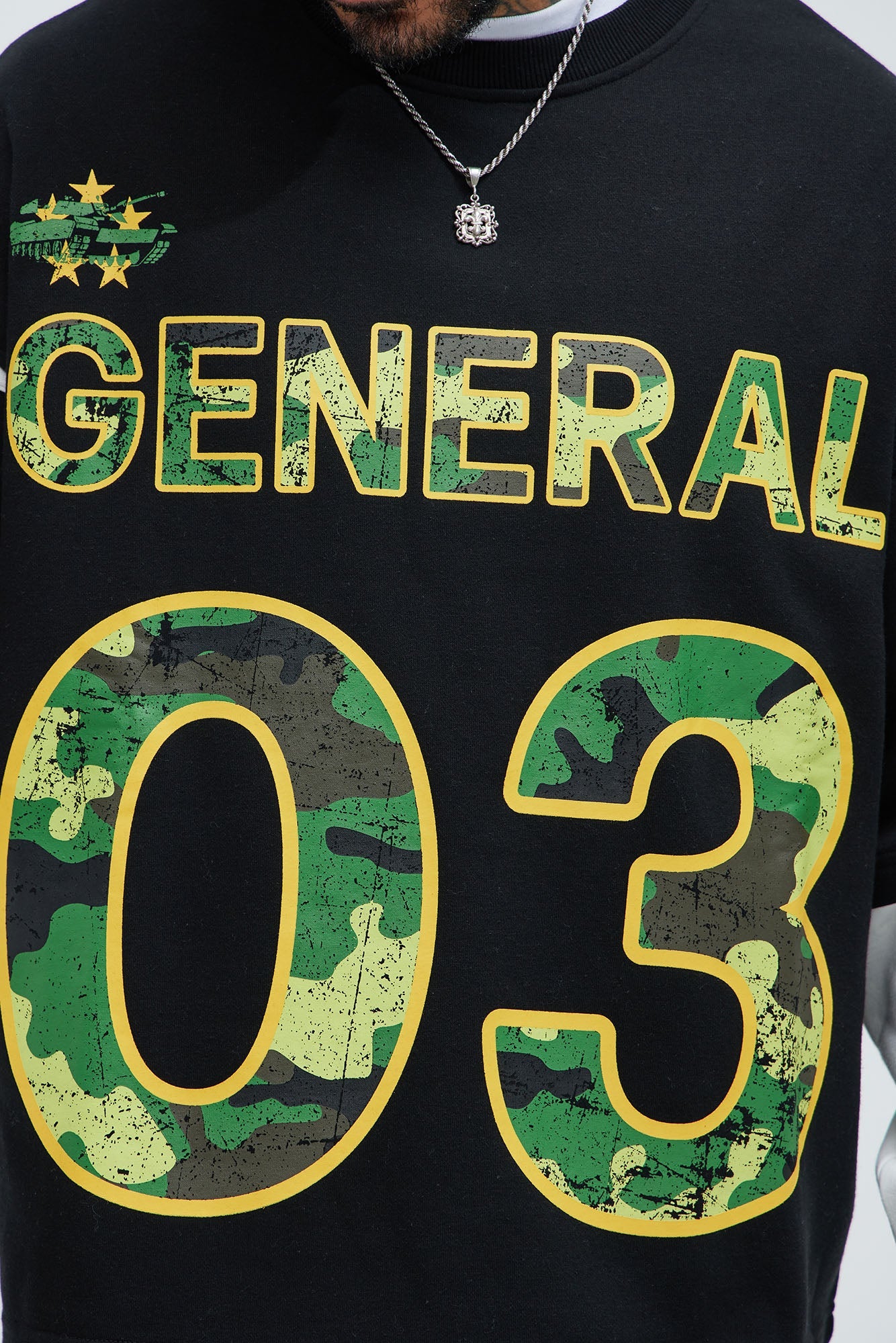 Tyson General Soldier Long Sleeve Tee - Black/combo