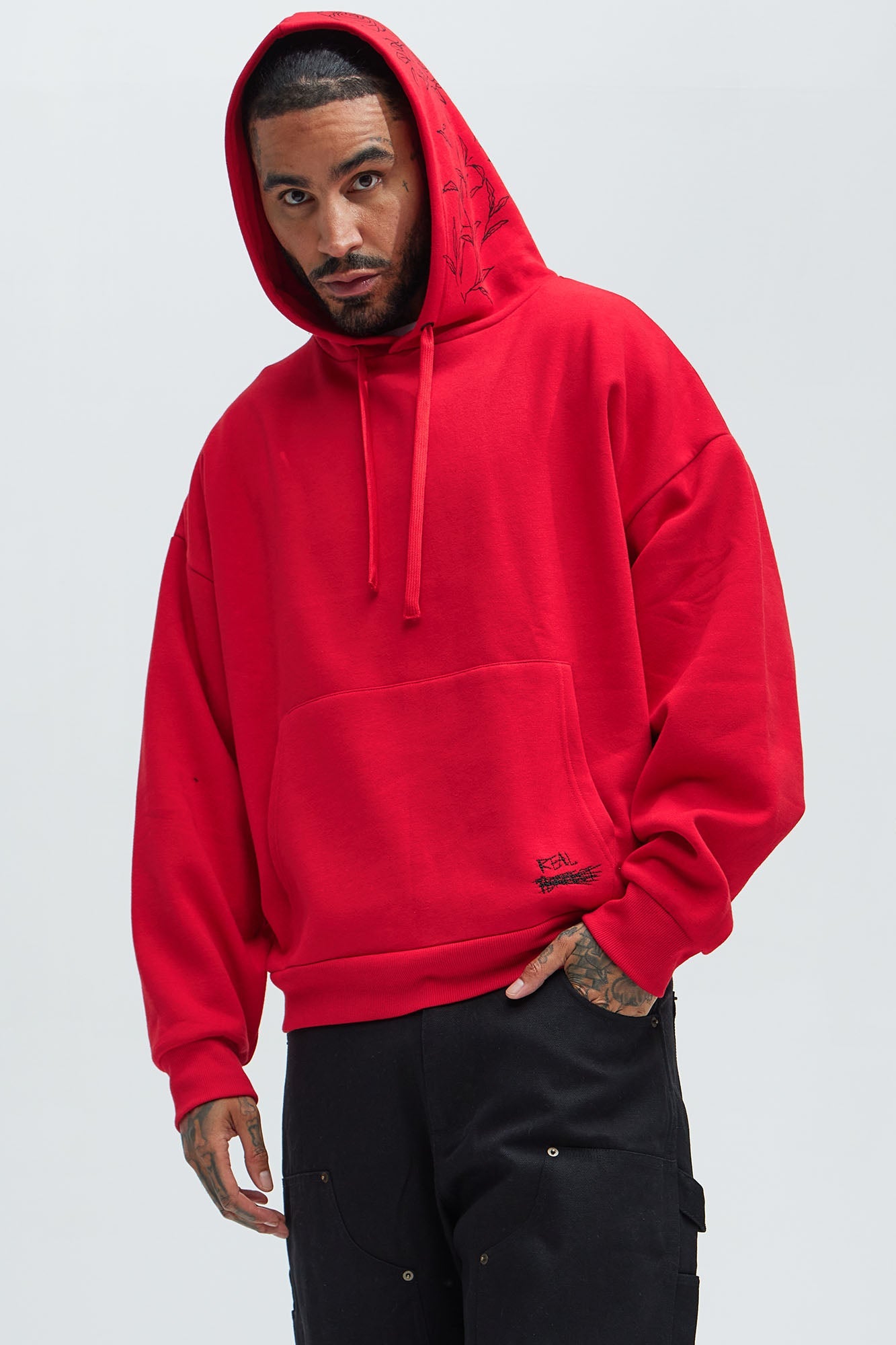 Not Perfect Hoodie - Red