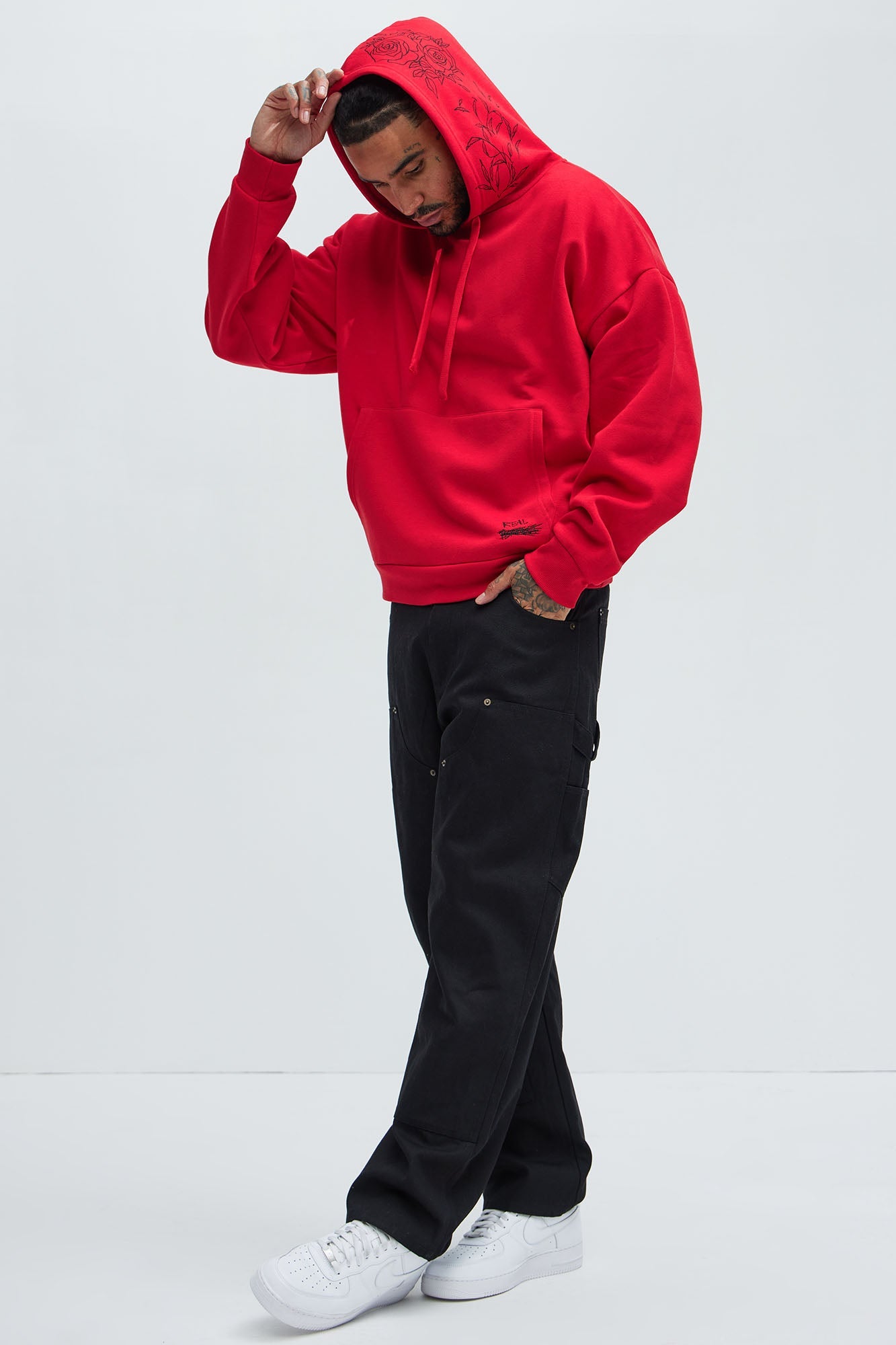 Not Perfect Hoodie - Red