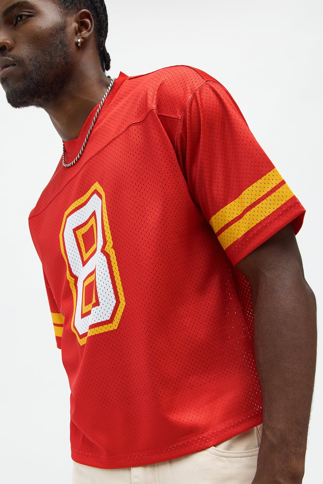 Cropped Warpaint Jersey - Red