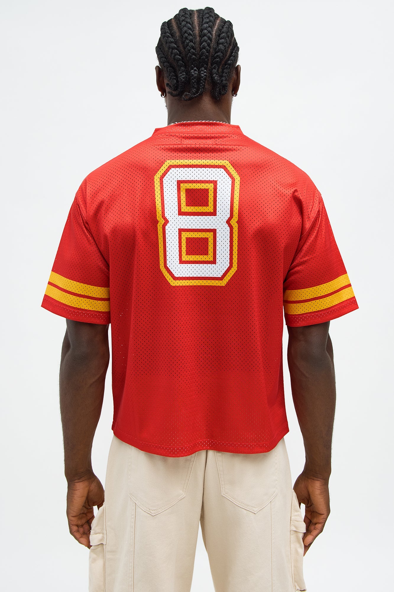 Cropped Warpaint Jersey - Red