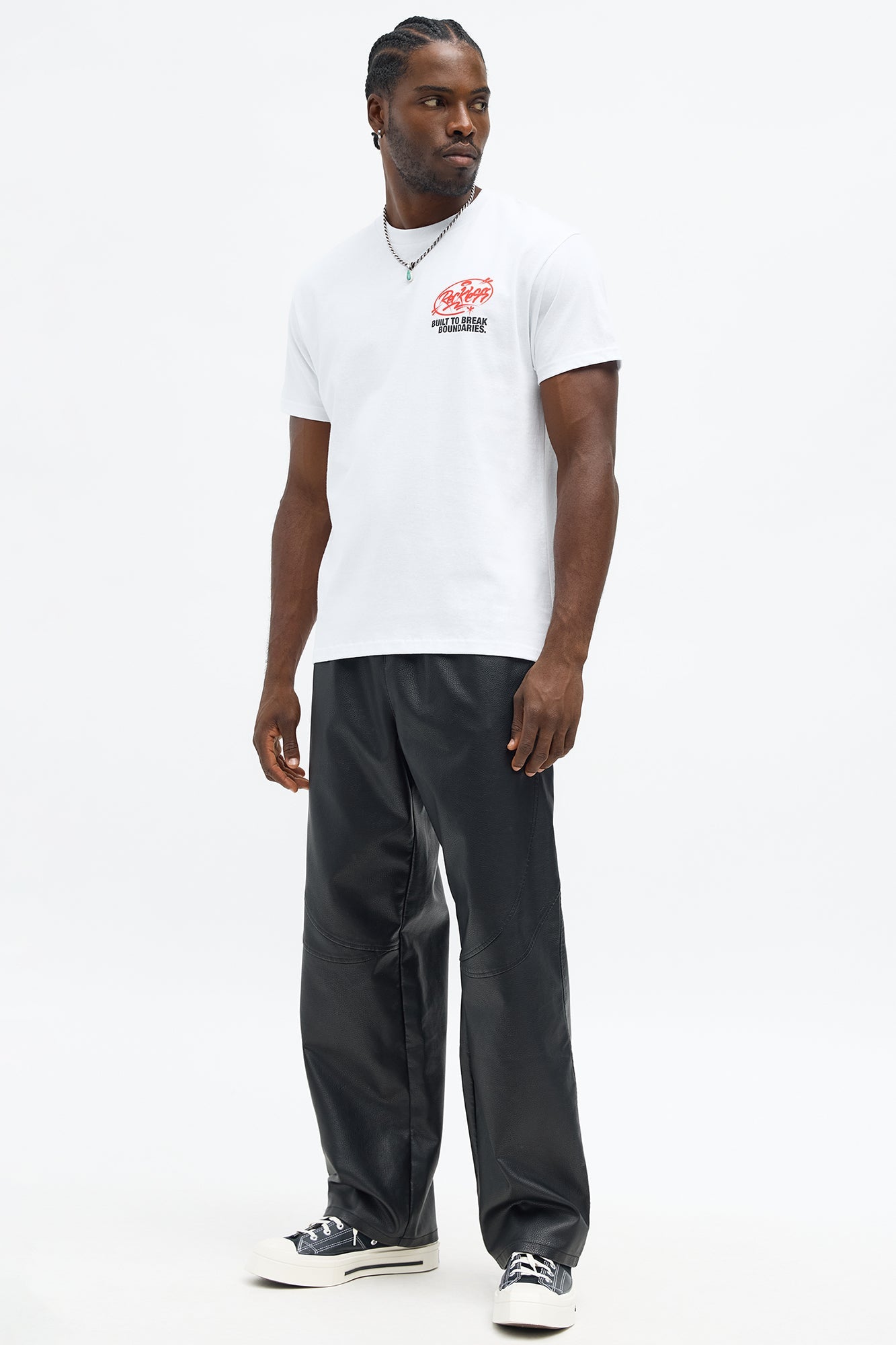 Break Boundaries Short Sleeve Tee - White