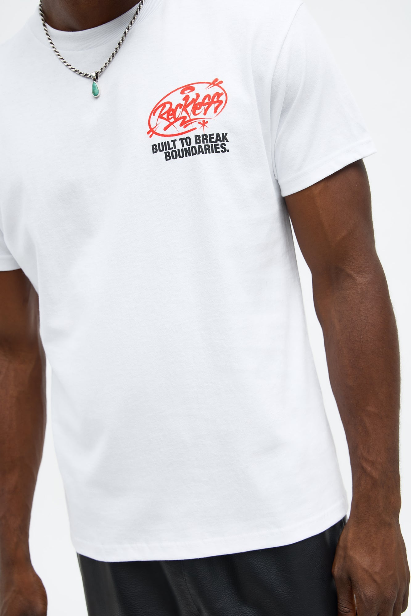 Break Boundaries Short Sleeve Tee - White