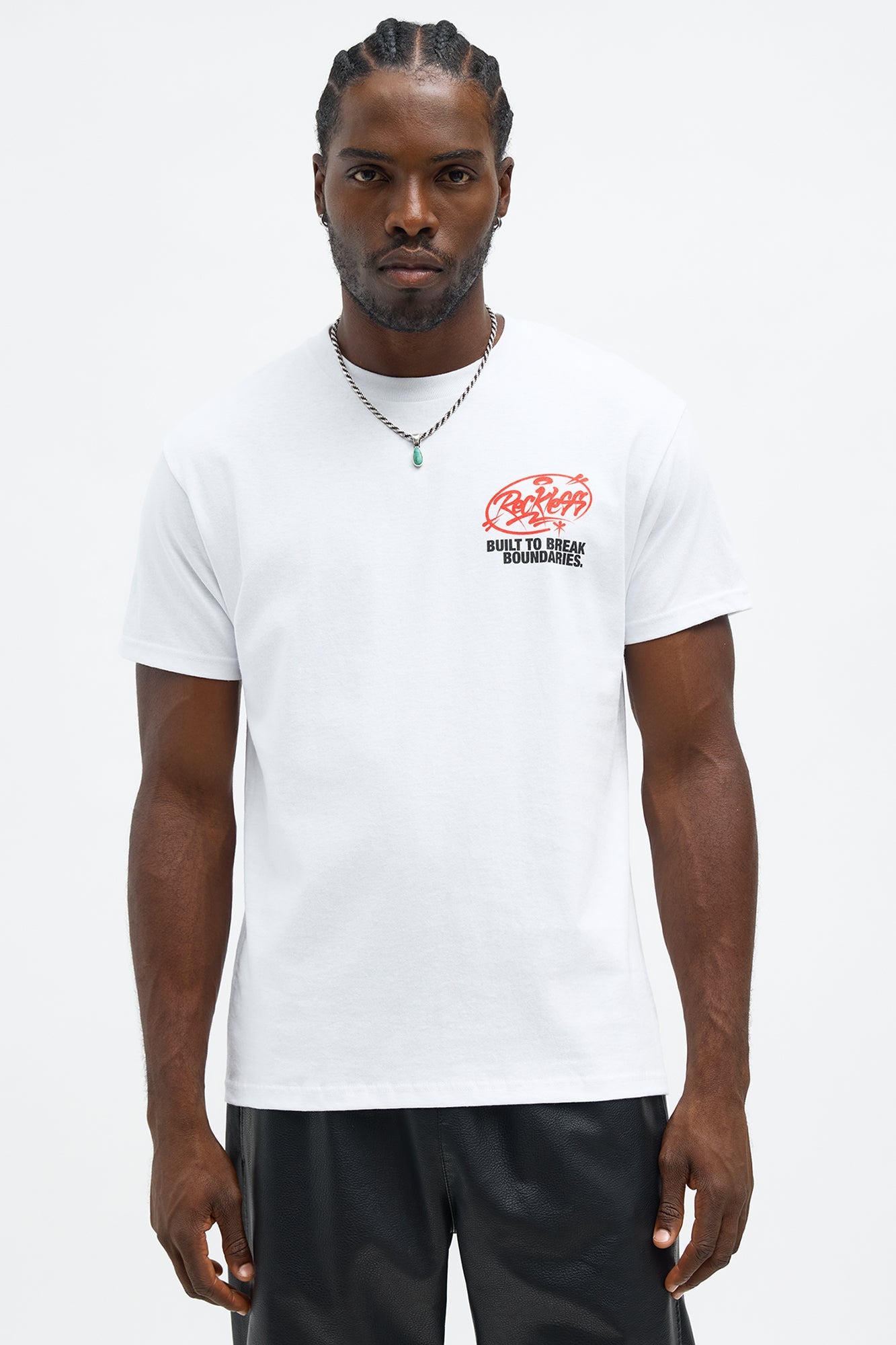 Break Boundaries Short Sleeve Tee - White