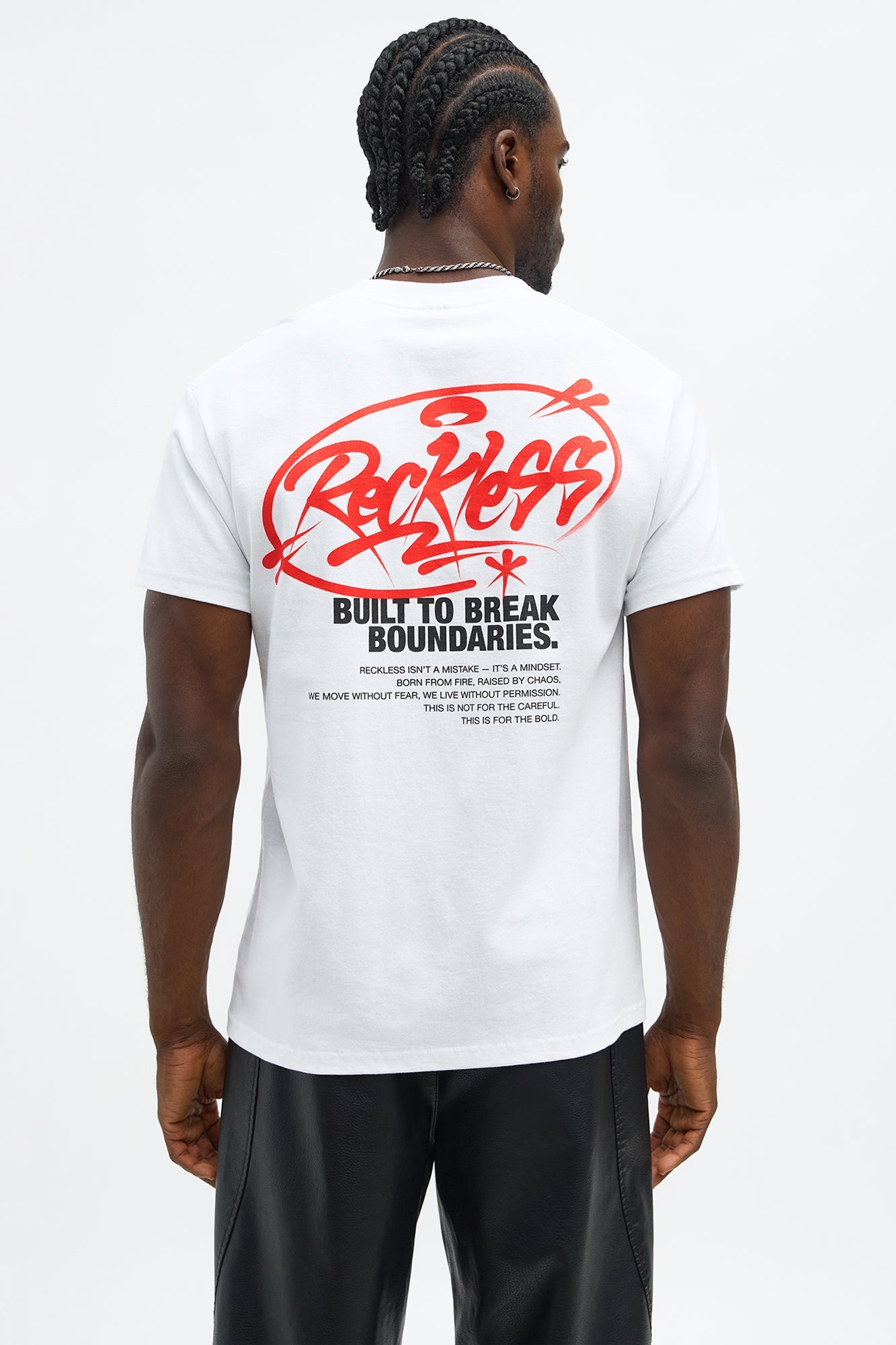 Break Boundaries Short Sleeve Tee - White