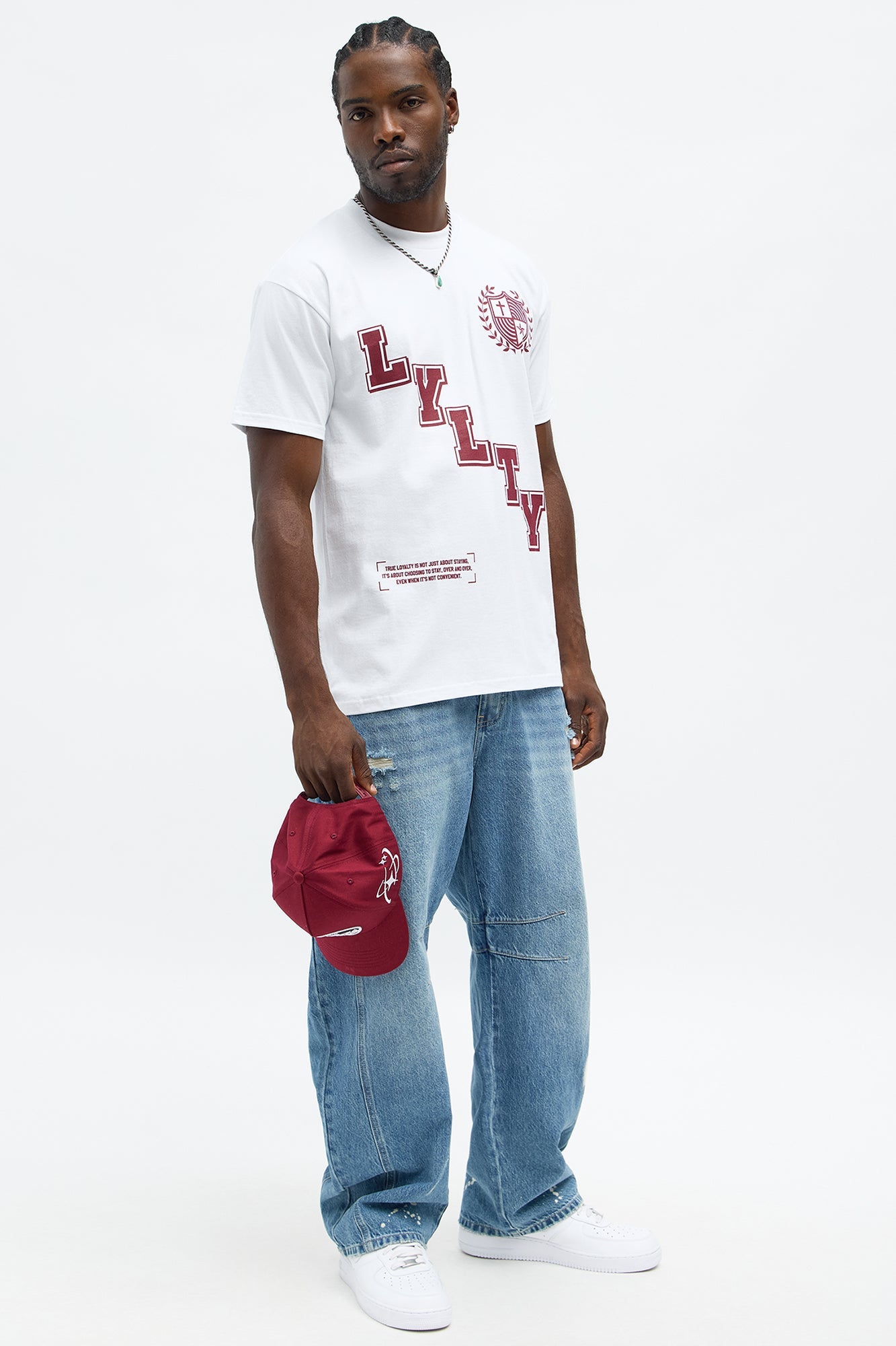 Loyalty University Short Sleeve Tee - White