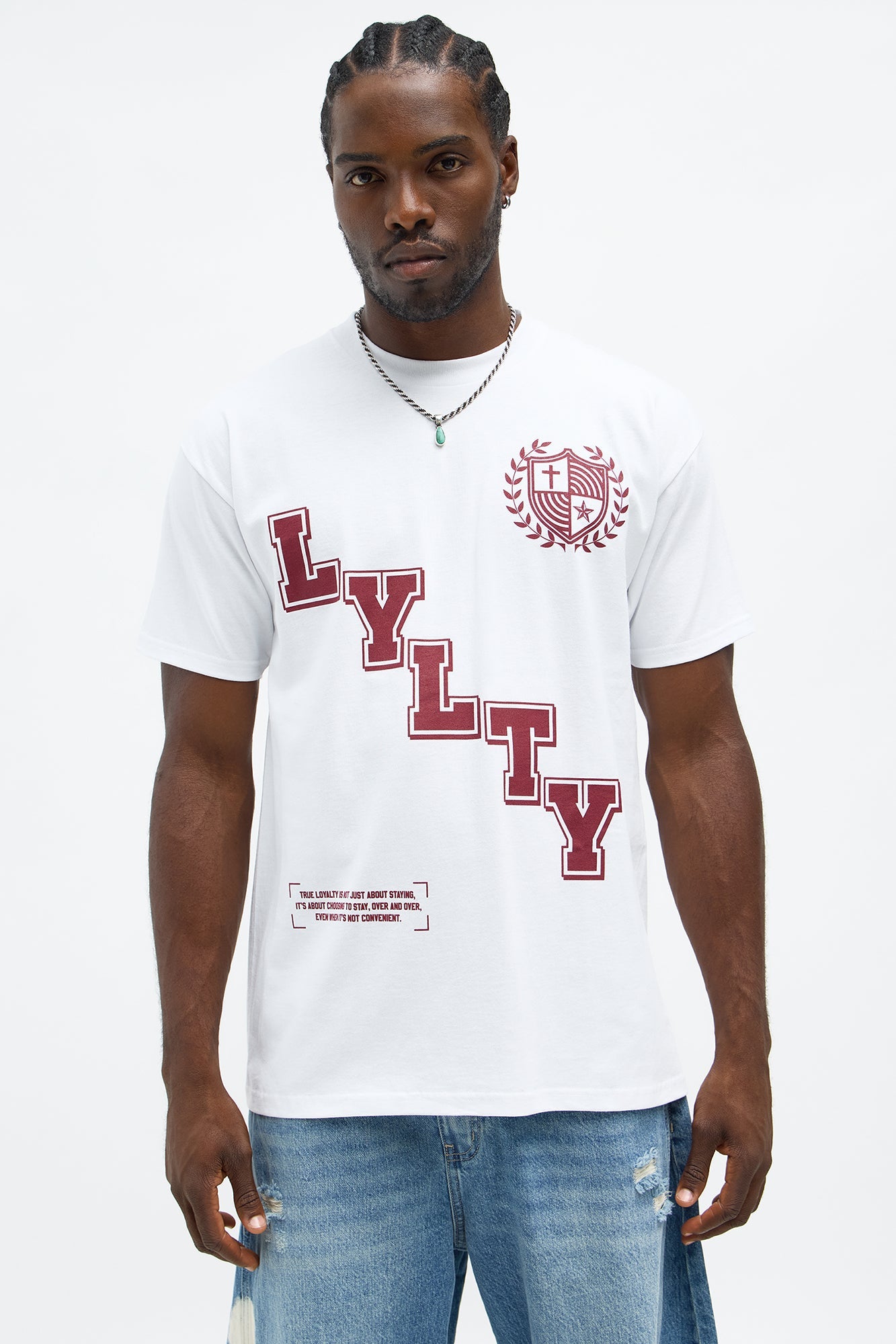 Loyalty University Short Sleeve Tee - White