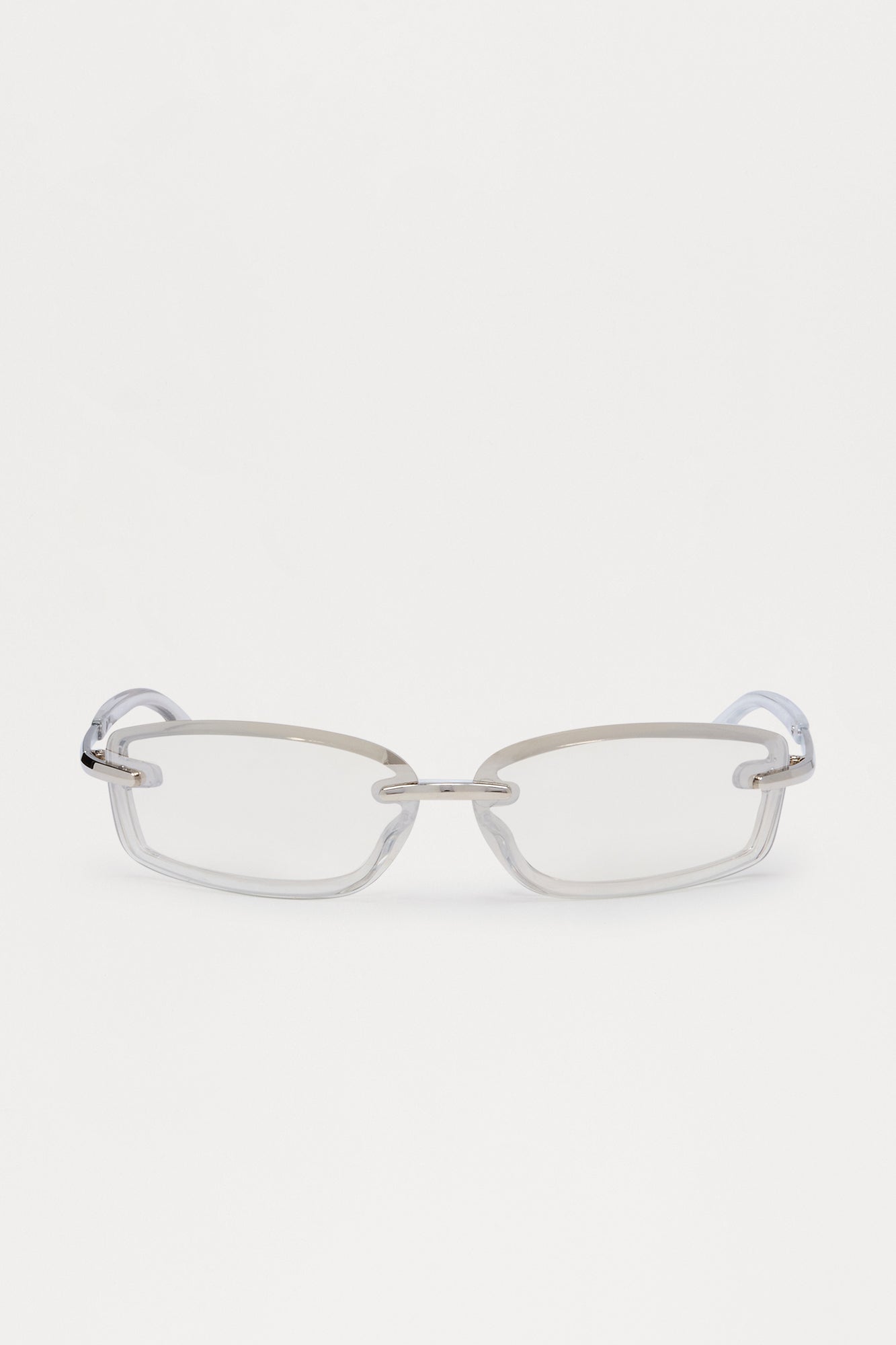 Jacar Round Sunglasses - Clear