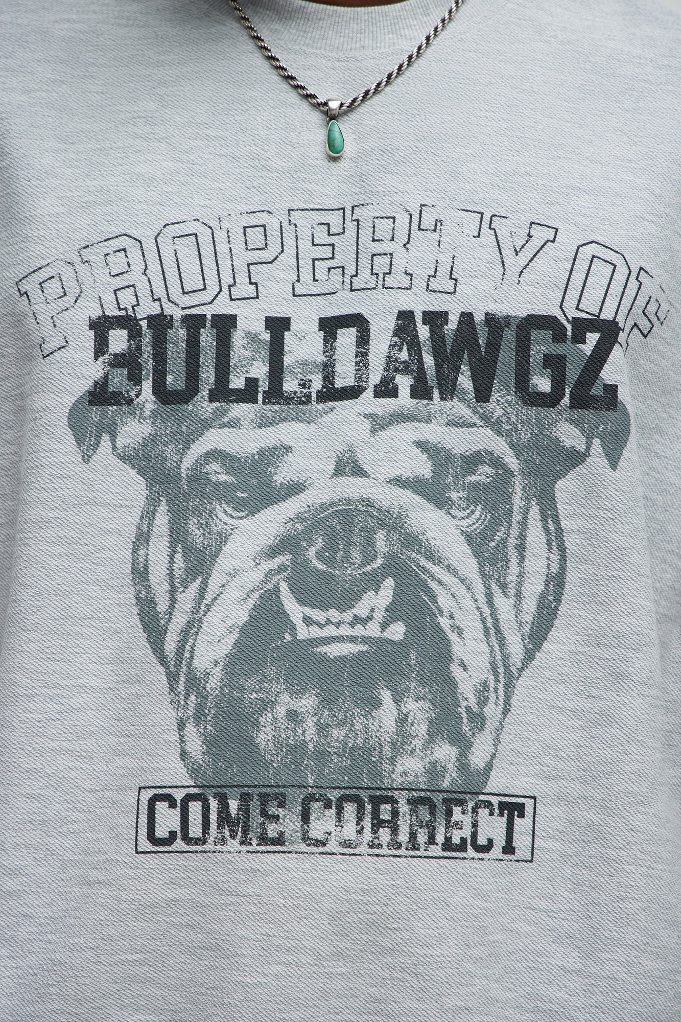 Come Correct Reverse Fleece Muscle Tee - Heather Grey