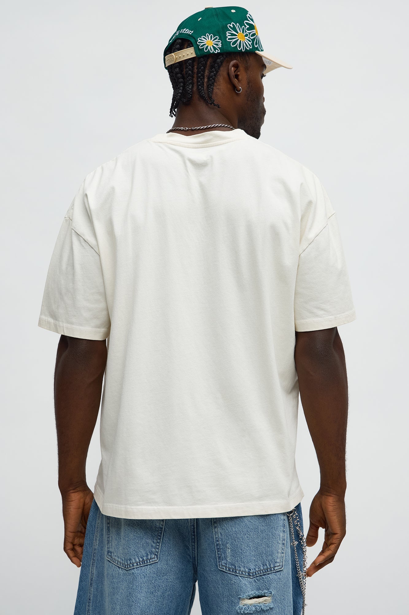 McDonald's I'm Lovin' It Oversized Short Sleeve Tee - White Wash