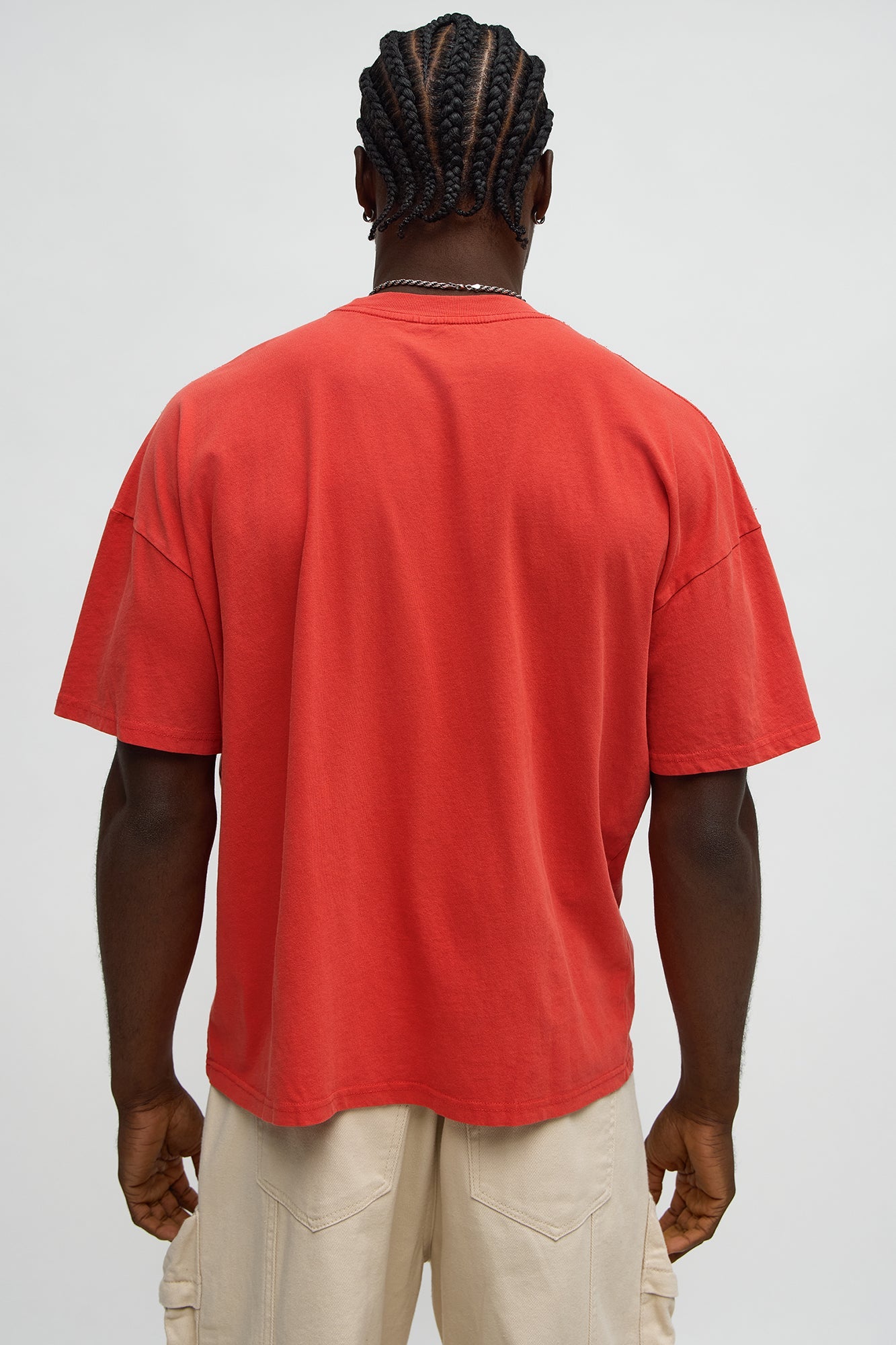 Evolution Of The Soul Oversized Short Sleeve Tee - Red
