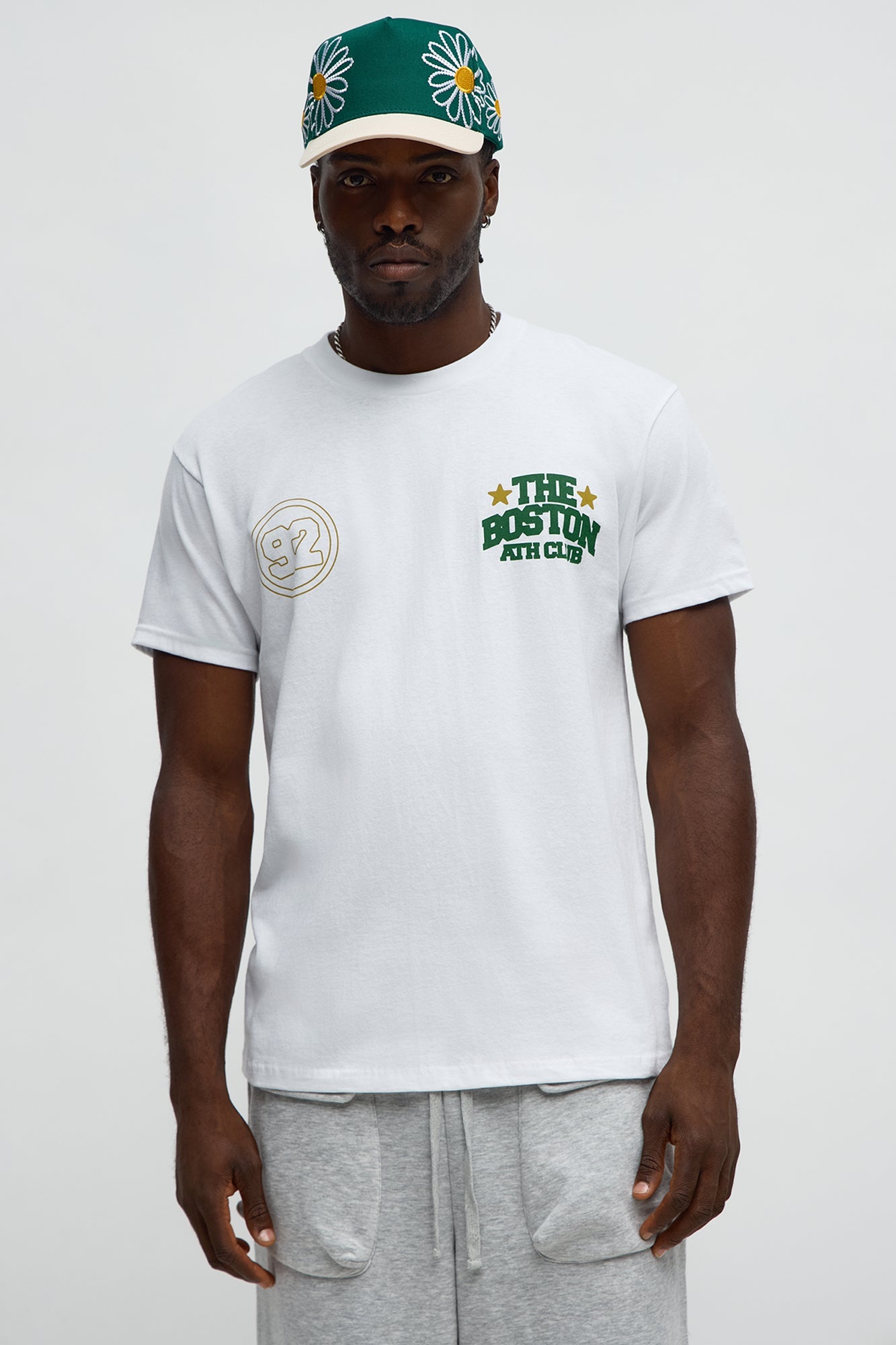Boston Athletic Club Short Sleeve Tee - White