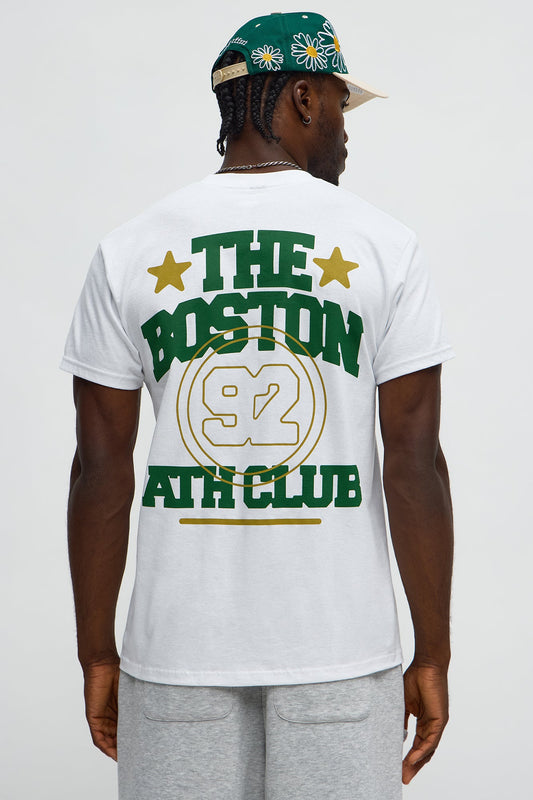 Boston Athletic Club Short Sleeve Tee - White
