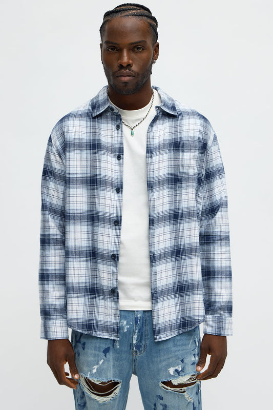 Alleghany Flannel Shirt - Blue/combo