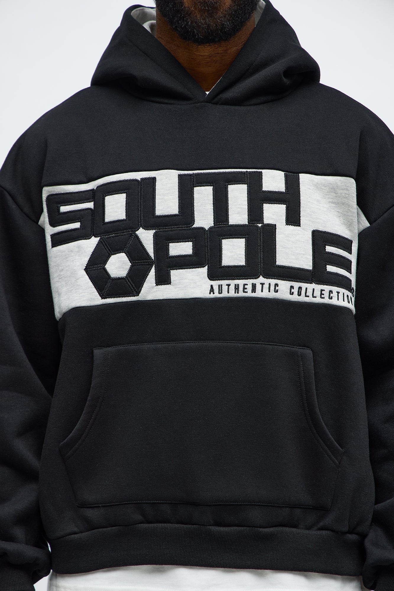 Southpole Logo Hoodie - Black