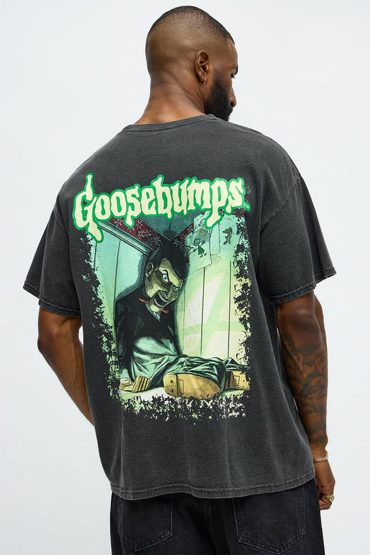 Goosebump Night Of The Living Dummy Short Sleeve Tee - Black Wash