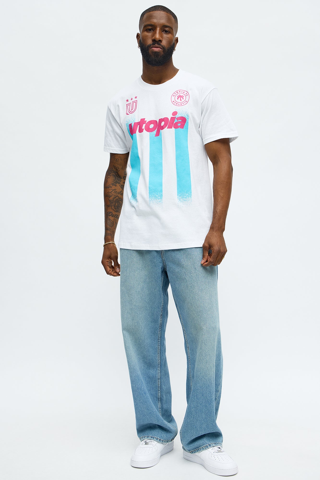 Utopia FC Home Short Sleeve Tee - White