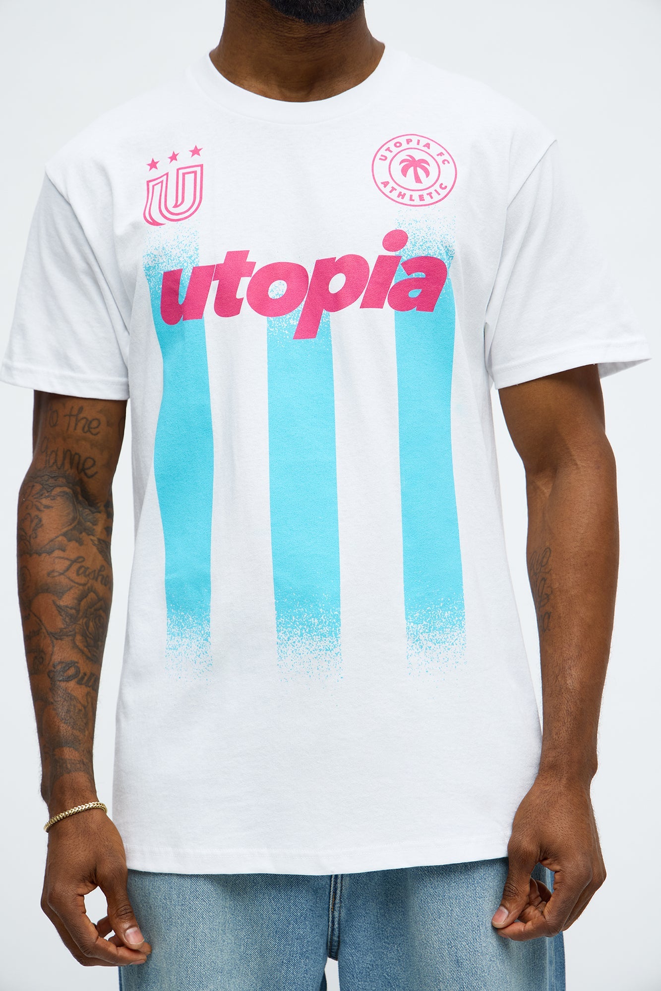 Utopia FC Home Short Sleeve Tee - White