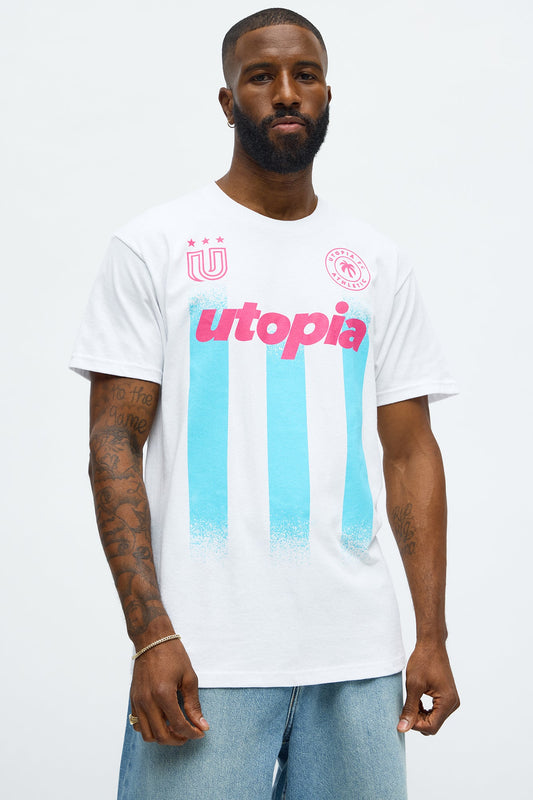Utopia FC Home Short Sleeve Tee - White